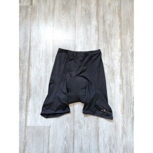 VTG Nashbar Padded Cycling Shorts Black Elastic Waist USA Made Unisex Adult Sz L